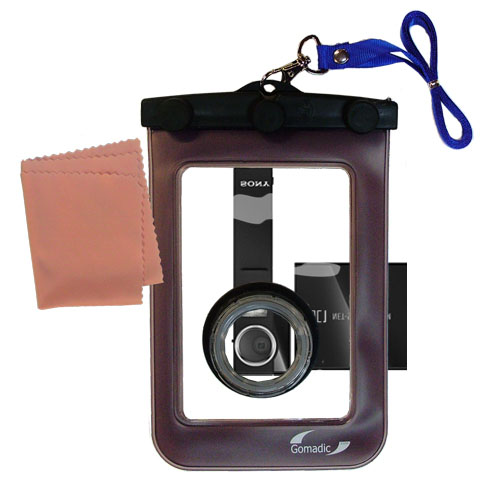 Waterproof Case compatible with the Sony NSC-GC1 to use underwater