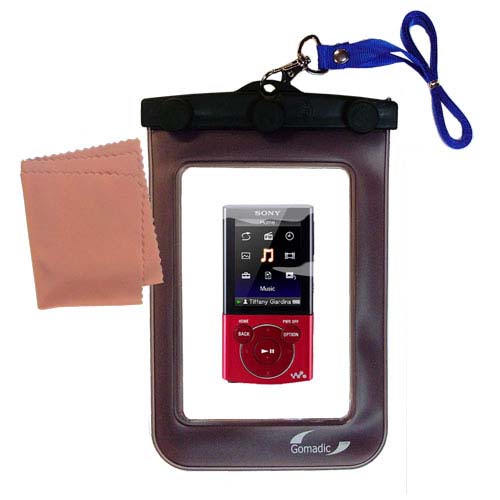 Waterproof Case compatible with the Sony NWZ-E344 to use underwater