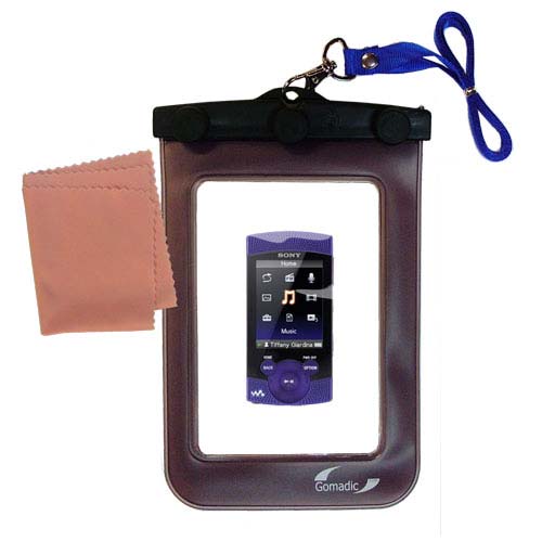 Waterproof Case compatible with the Sony NWZ-S544 to use underwater
