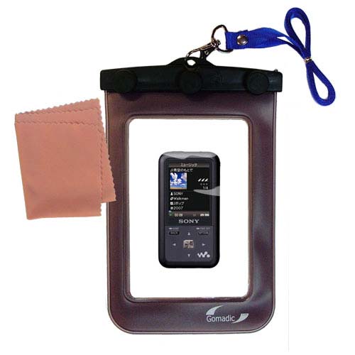 Waterproof Case compatible with the Sony Walkman NW-A916 to use underwater