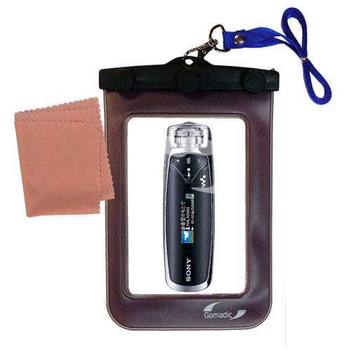 Waterproof Case compatible with the Sony Walkman NW-S705F to use underwater