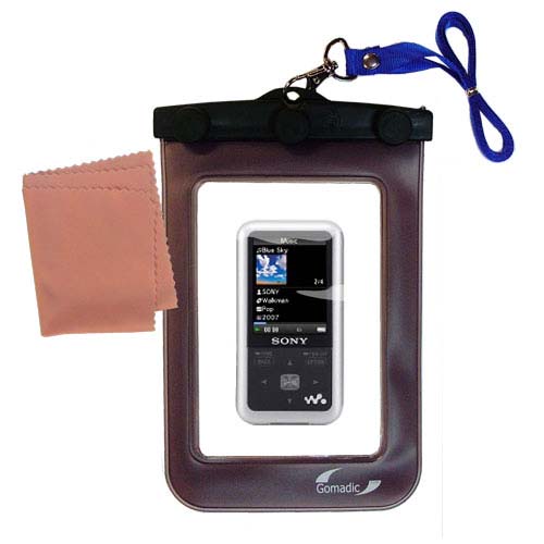 Waterproof Case compatible with the Sony Walkman NWZ-A716 to use underwater
