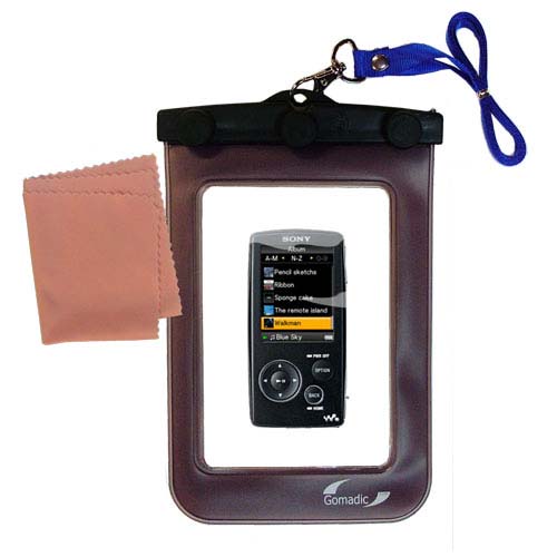 Waterproof Case compatible with the Sony Walkman NWZ-A805 to use underwater