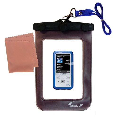Waterproof Case compatible with the Sony Walkman NWZ-S710F to use underwater