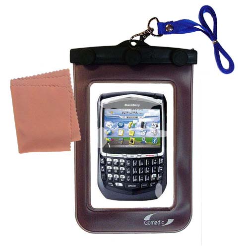 Waterproof Case compatible with the Sprint Blackberry 8703e to use underwater