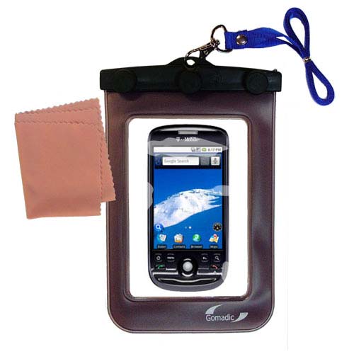 Waterproof Case compatible with the T-Mobile MyTouch 3G Slide to use underwater