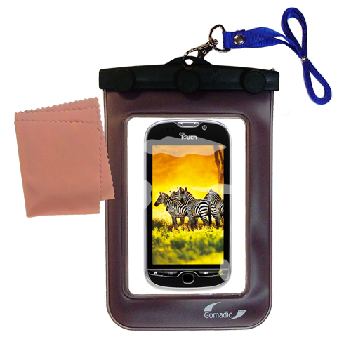 Waterproof Case compatible with the T-Mobile myTouch HD to use underwater