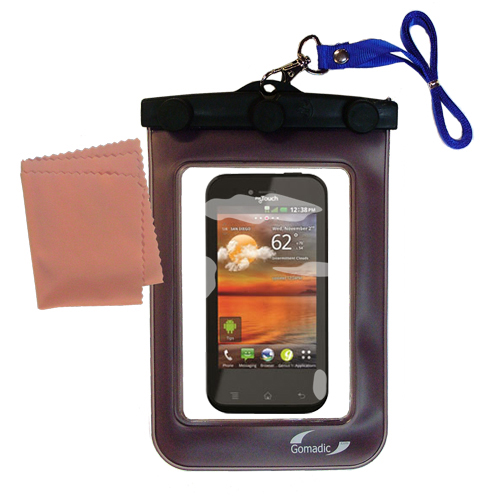 Waterproof Case compatible with the T-Mobile myTouch Q to use underwater