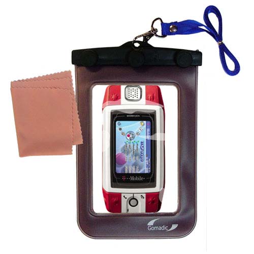 Waterproof Case compatible with the T-Mobile Sidekick iD to use underwater