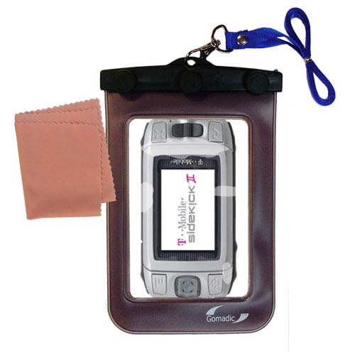 Waterproof Case compatible with the T-Mobile Sidekick II to use underwater