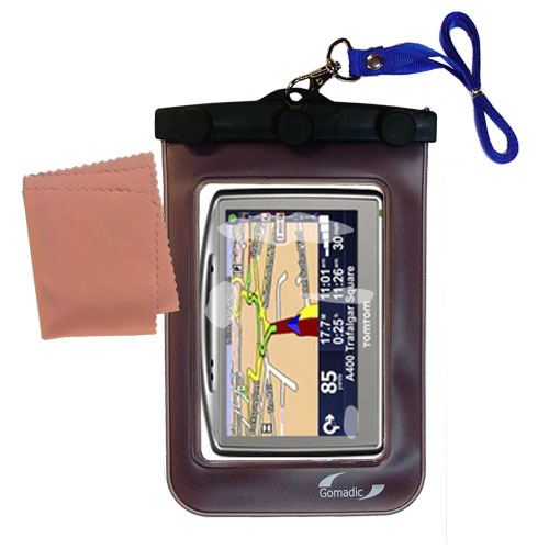 Waterproof Case compatible with the TomTom Go 930 to use underwater