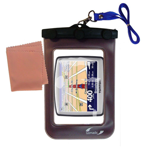 Waterproof Case compatible with the TomTom ONE 130 to use underwater
