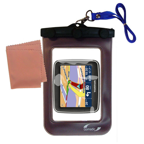 Waterproof Case compatible with the TomTom Start Europe to use underwater