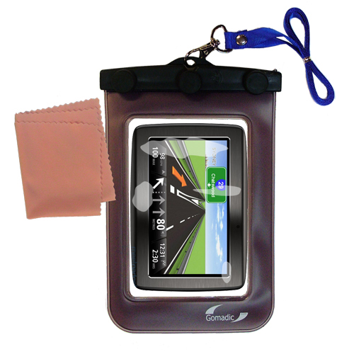 Waterproof Case compatible with the TomTom VIA 1405 to use underwater