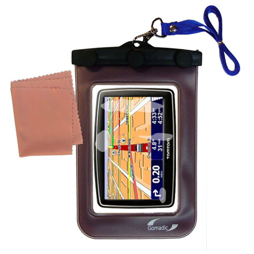 Waterproof Case compatible with the TomTom XL 335 S to use underwater