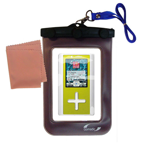 Waterproof Case compatible with the Toshiba Gigabeat F20 MEGF20 to use underwater