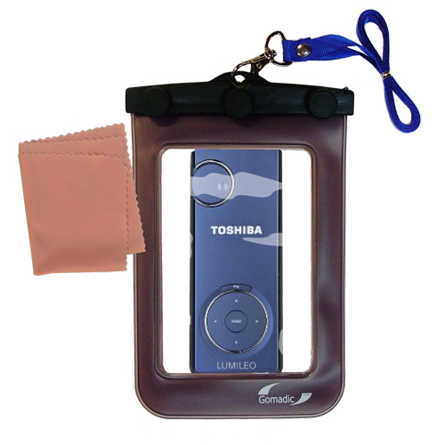 Waterproof Case compatible with the Toshiba Lumileo M200  to use underwater