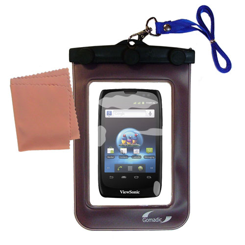 Waterproof Case compatible with the ViewSonic ViewPhone 3 4s 4e 5e to use underwater