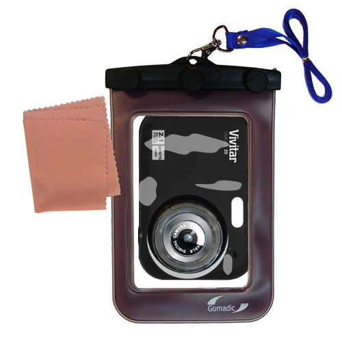Waterproof Camera Case compatible with the Vivitar ViviCam 25