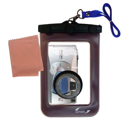 Waterproof Camera Case compatible with the Vivitar ViviCam 3625