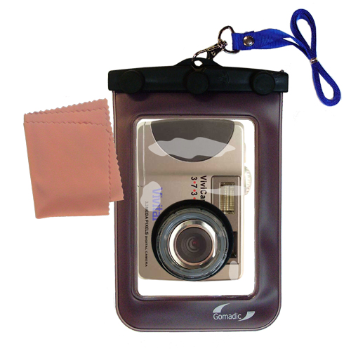 Waterproof Camera Case compatible with the Vivitar ViviCam 3730