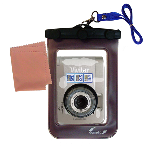 Waterproof Camera Case compatible with the Vivitar ViviCam 3750