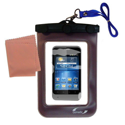Waterproof Case compatible with the ZTE Kis to use underwater