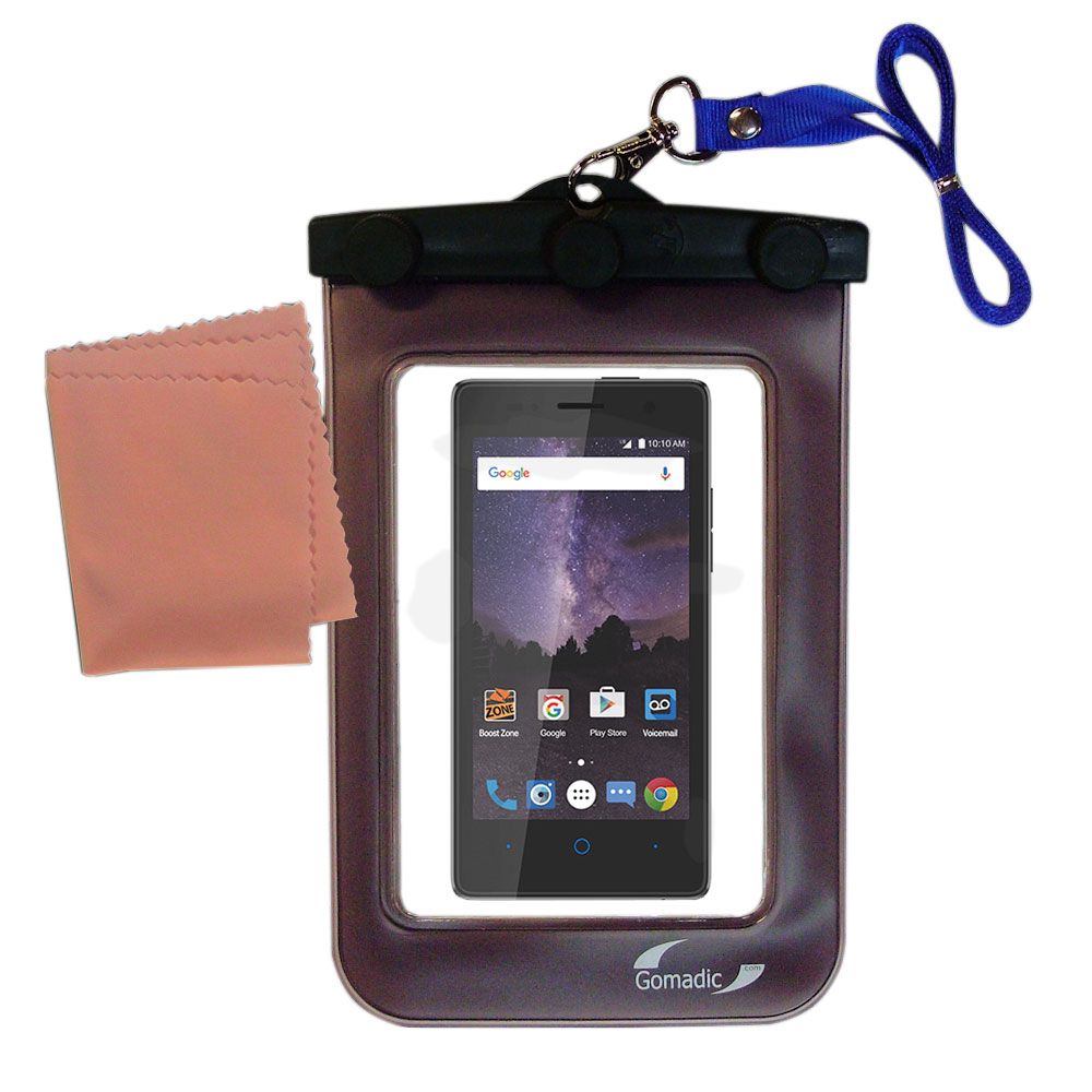 Waterproof Case compatible with the ZTE Tempo to use underwater