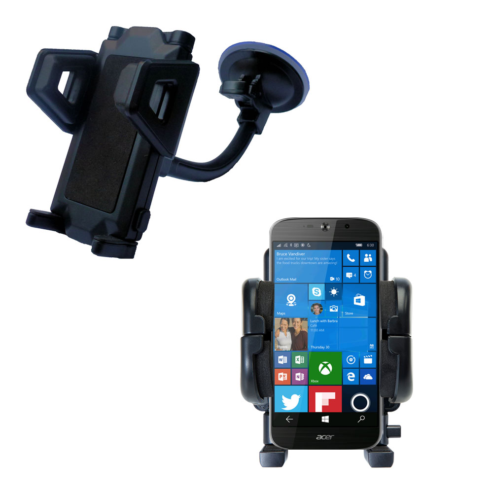 Windshield Holder compatible with the Acer Liquid Jade Primo