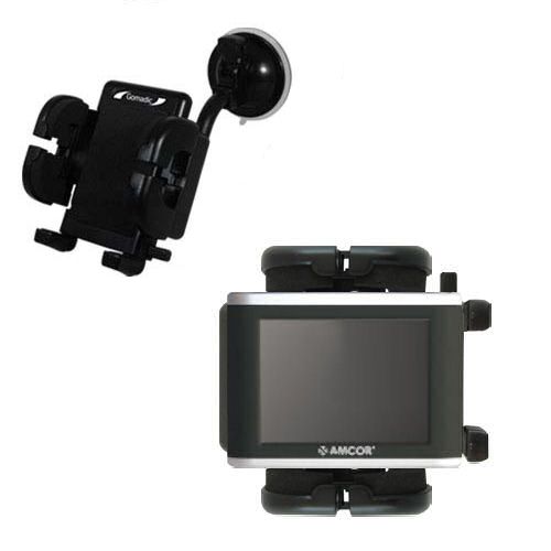 Windshield Holder compatible with the Amcor Navigation GPS 3600 3600B