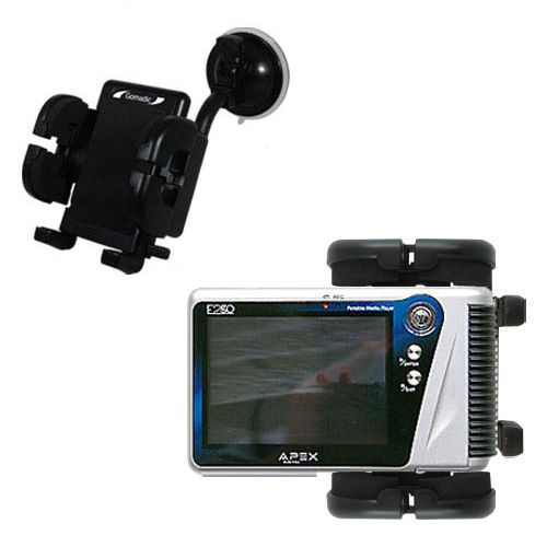 Windshield Holder compatible with the APEX Digital E2go
