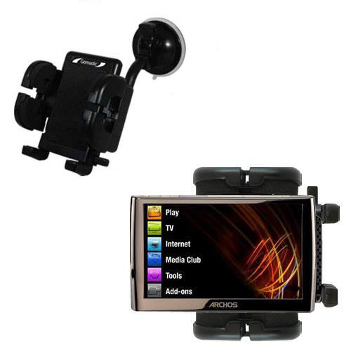 Windshield Holder compatible with the Archos 5 5g (all GB Sizes)