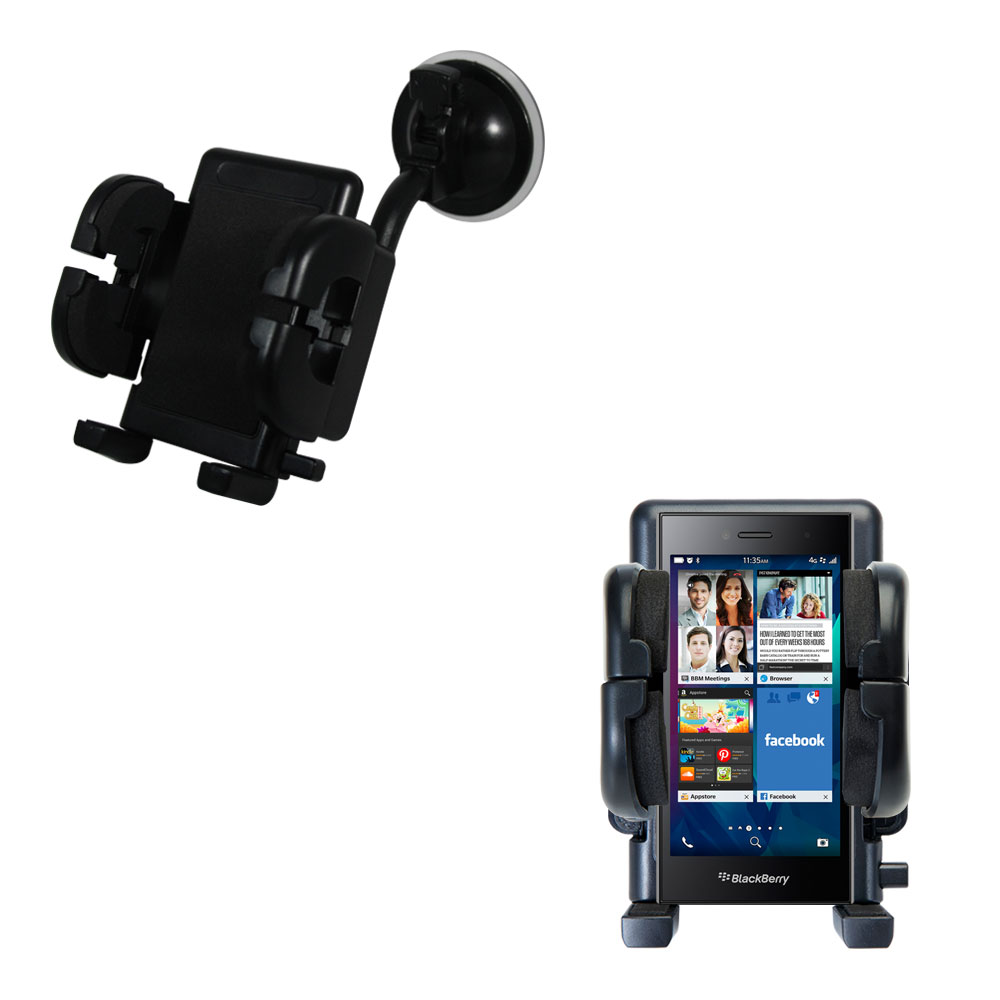 Windshield Holder compatible with the Blackberry Leap