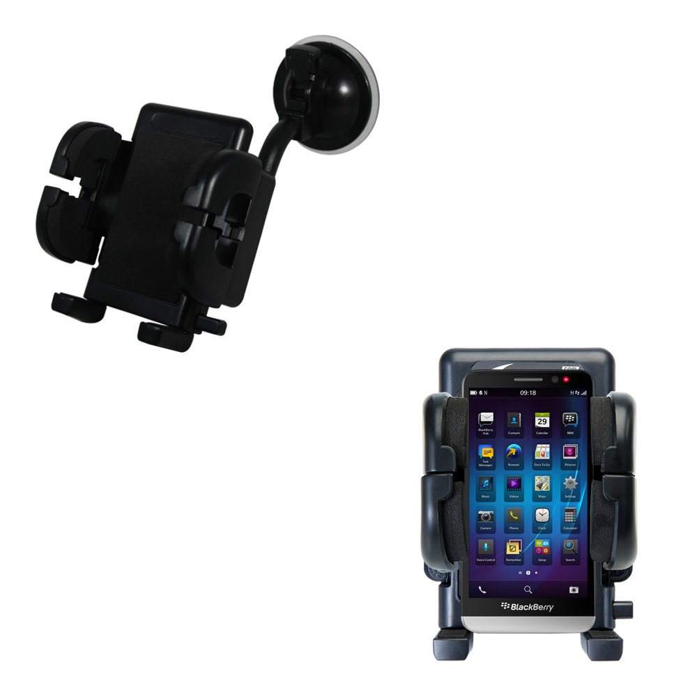 Windshield Holder compatible with the Blackberry Z30