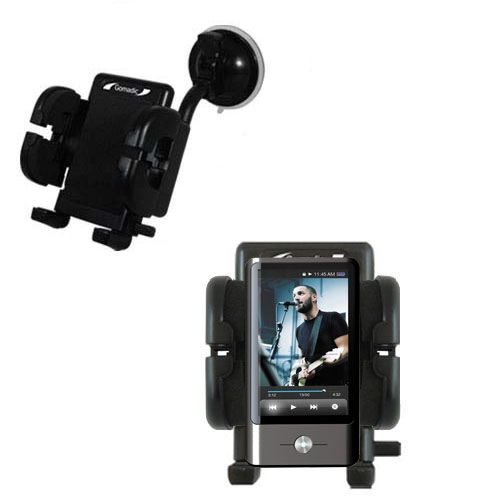Windshield Holder compatible with the Coby MP837 Touchscreen Video MP3 Player