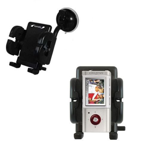 Windshield Holder compatible with the Creative MuVo Vidz