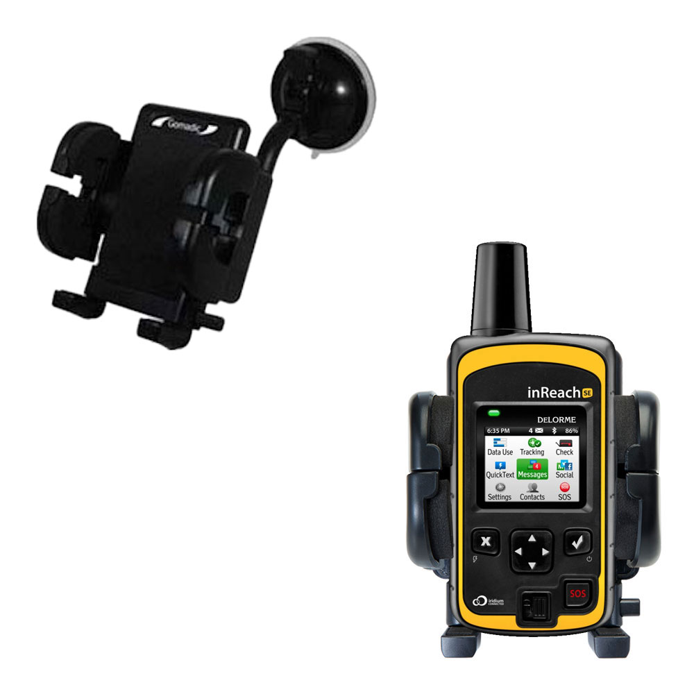Windshield Holder compatible with the Garmin inReach SE+