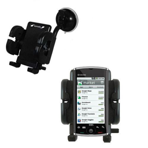 Windshield Holder compatible with the Kyocera Zio M6000