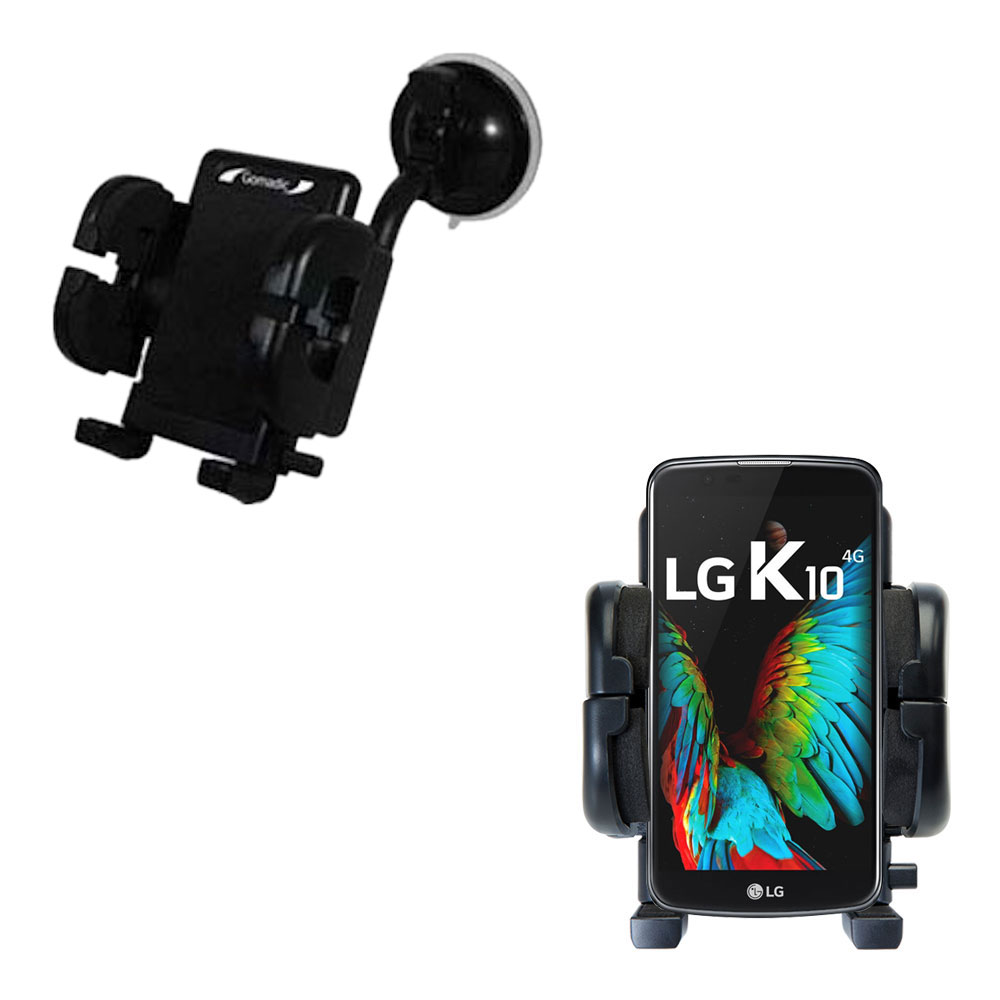 Windshield Holder compatible with the LG K8 / K10