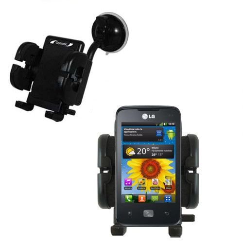 Windshield Holder compatible with the LG Optimus Hub
