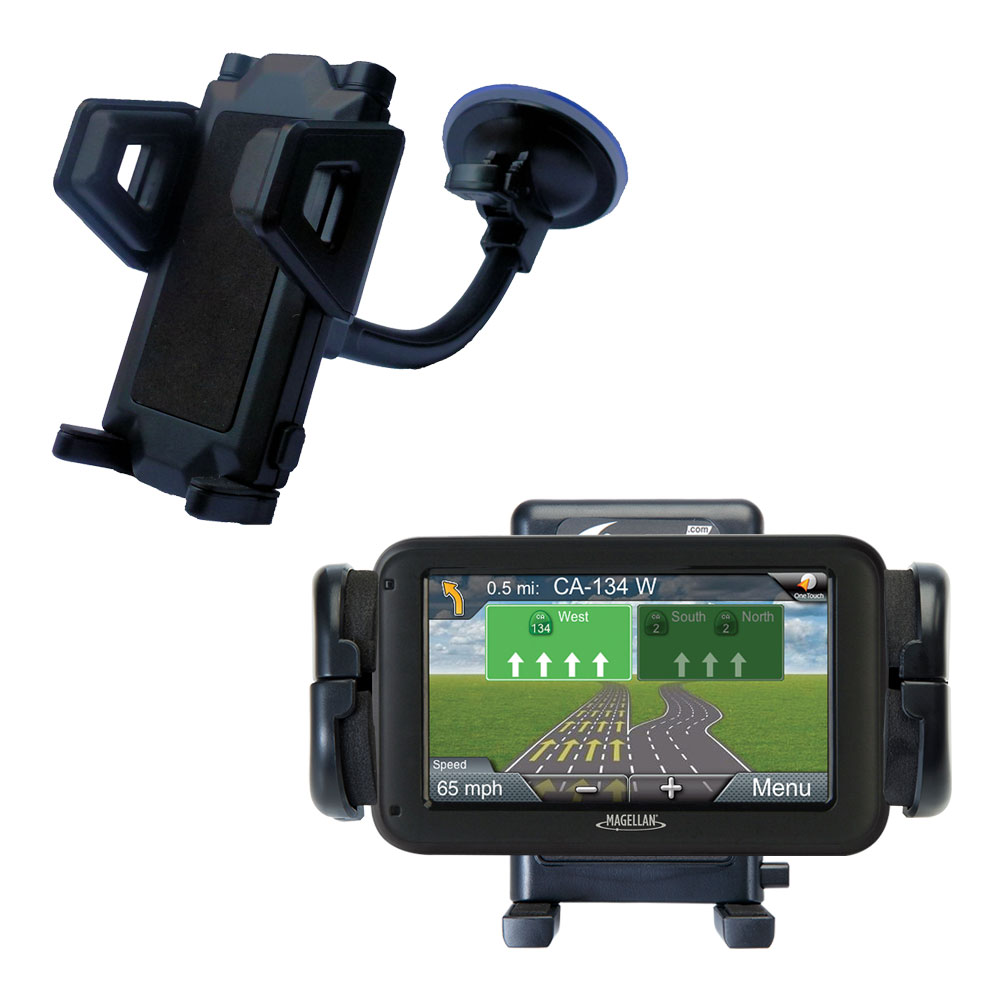 Windshield Holder compatible with the Magellan RoadMate 5255T / 5375T