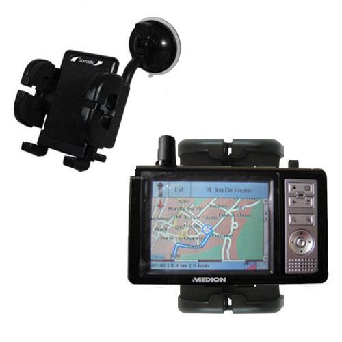 Windshield Holder compatible with the Medion MDPNA 150