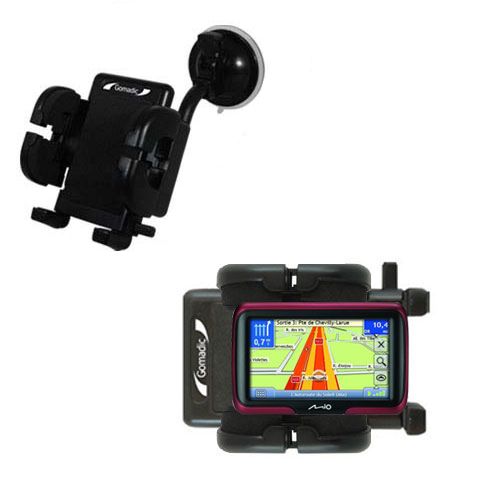 Windshield Holder compatible with the Mio Moov M400