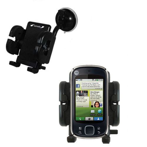 Windshield Holder compatible with the Motorola CLIQ XT