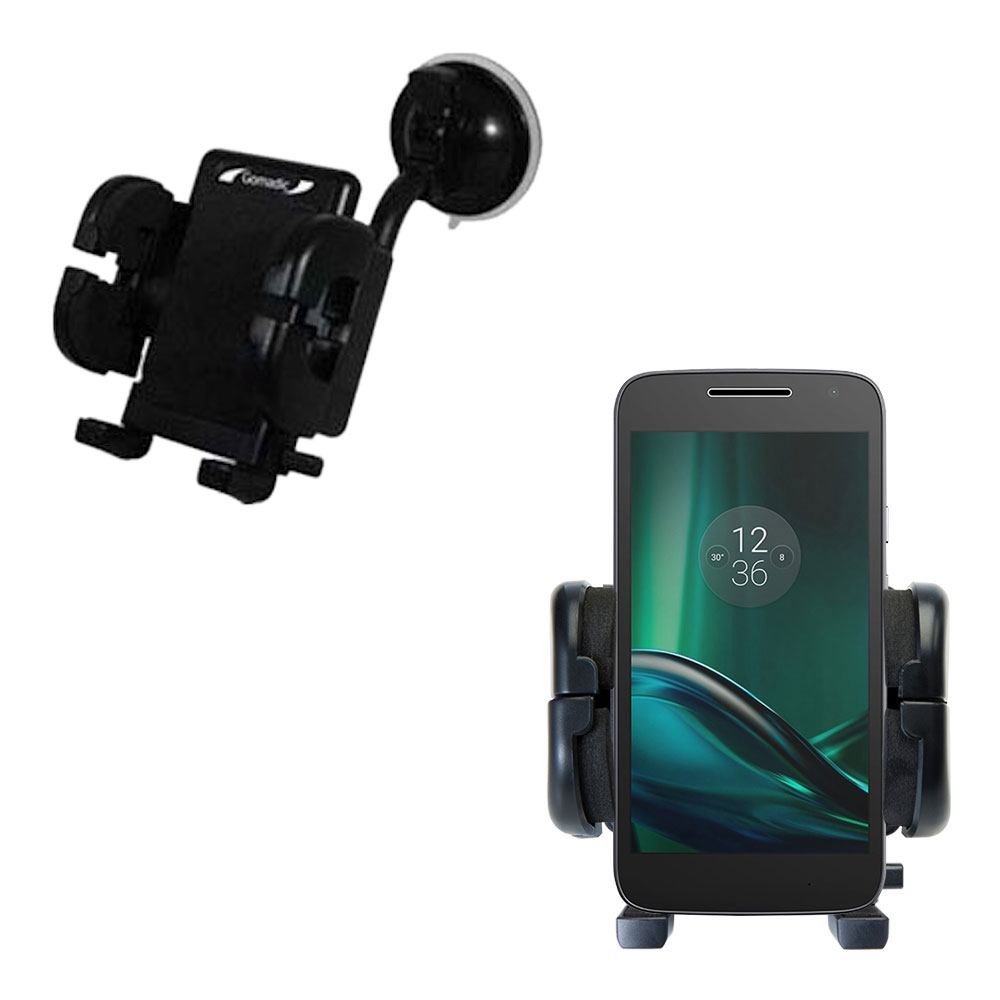 Windshield Holder compatible with the Motorola Moto G4 Play