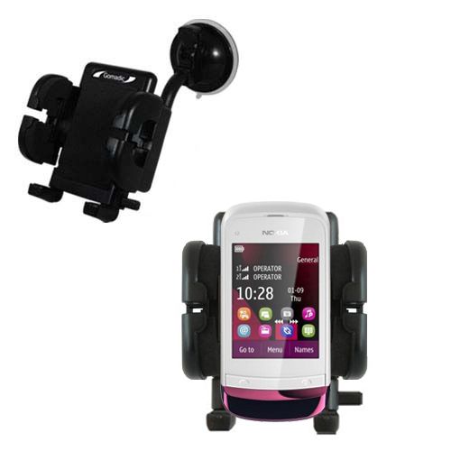 Windshield Holder compatible with the Nokia C2-O6