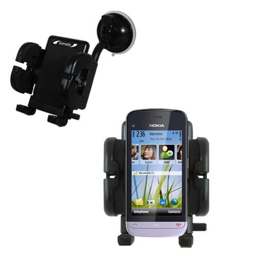 Windshield Holder compatible with the Nokia C5-05