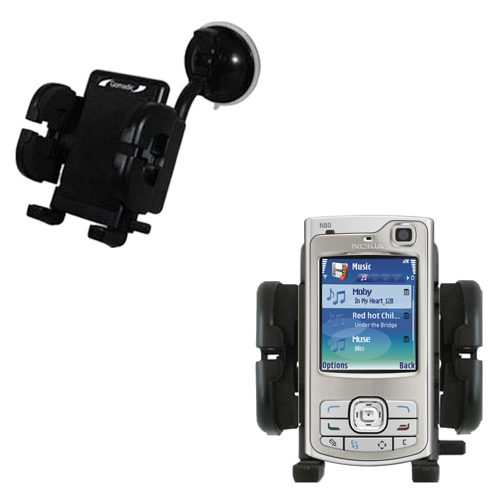 Windshield Holder compatible with the Nokia E80 E81