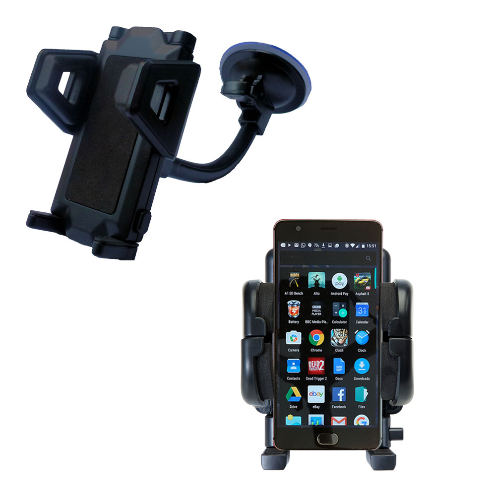 Windshield Holder compatible with the OnePlus OnePlus Three / 3