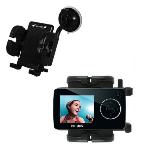 Windshield Holder compatible with the Philips 4GB Portable Video Player FullSound